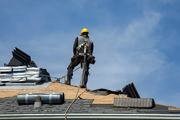 Professional Roofing technician working in Waterford, CA